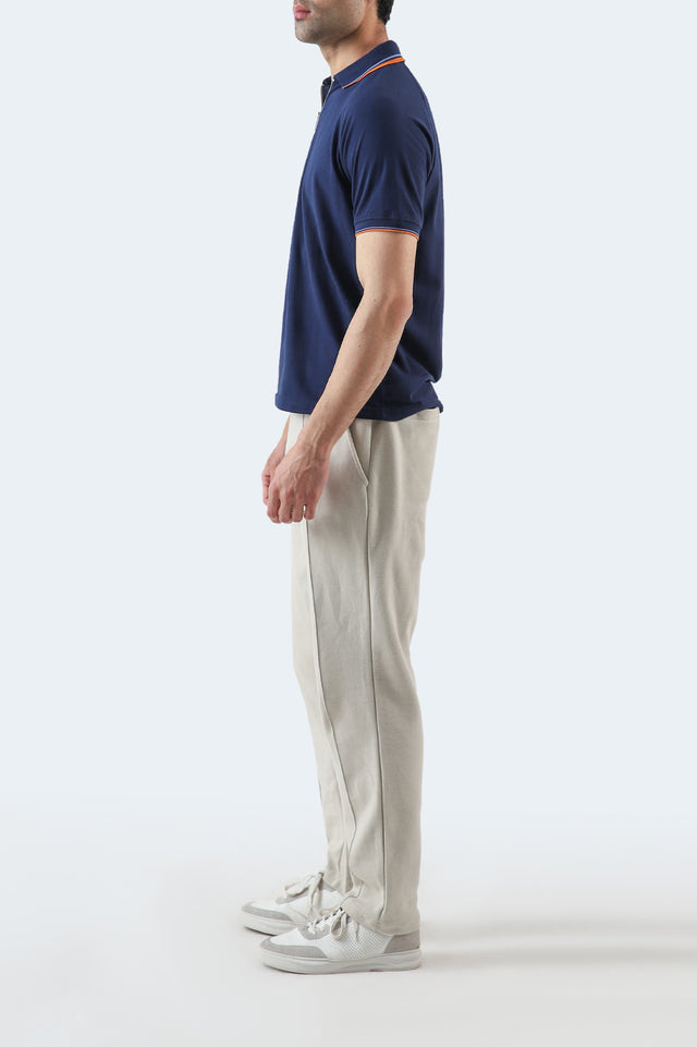 Tipping Collar Zipper Polo