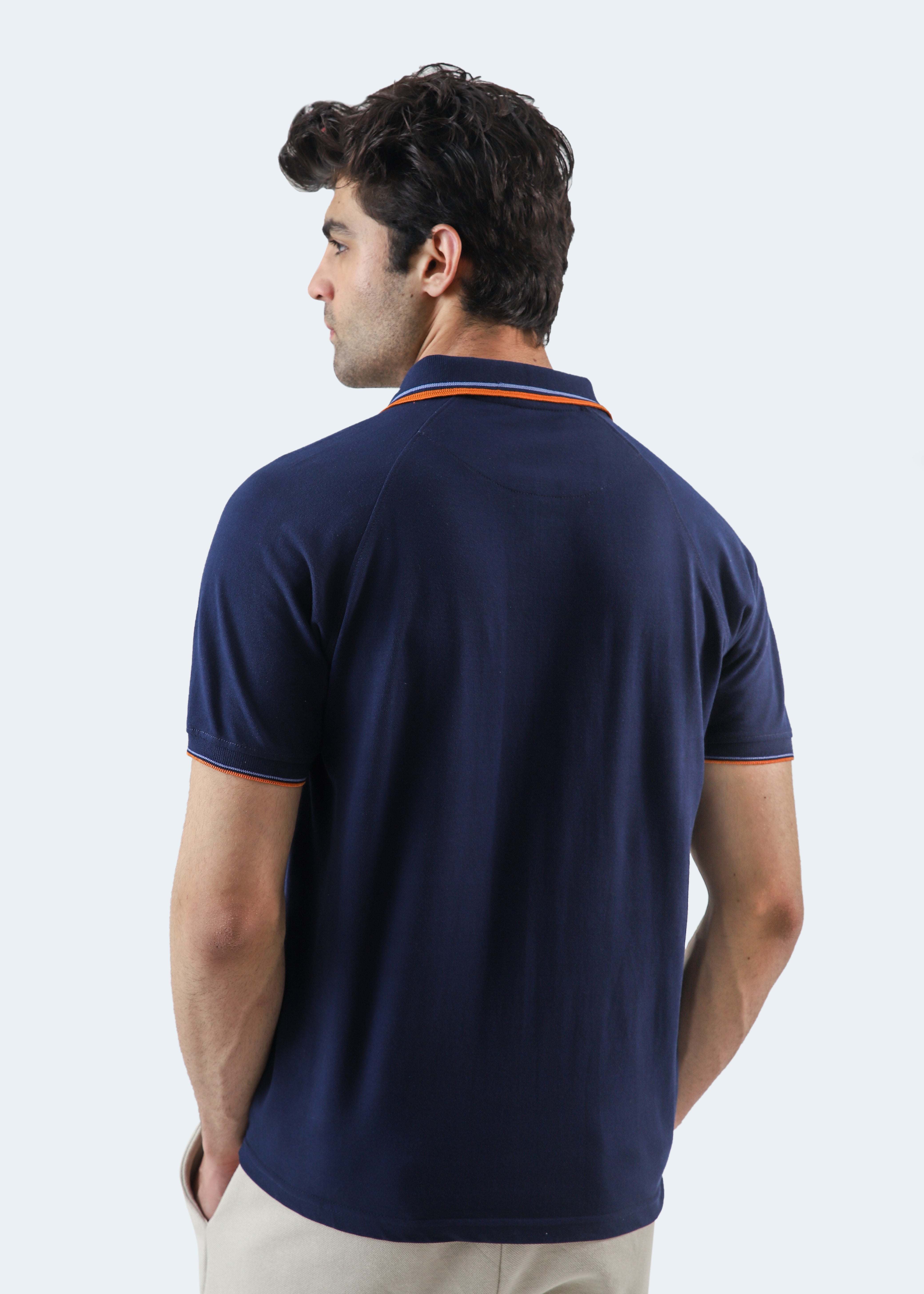 Tipping Collar Zipper Polo