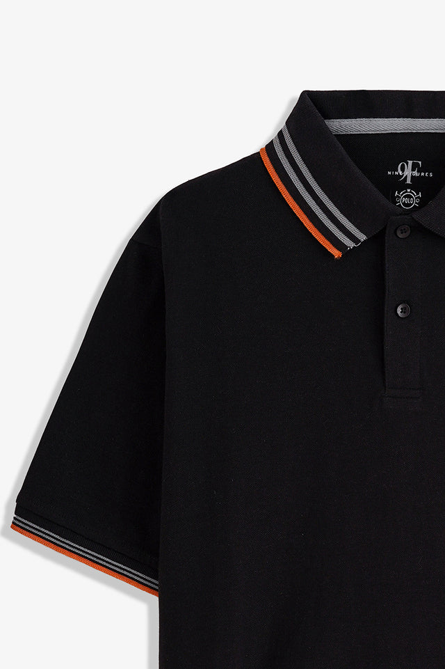 Tipping Collar Embroidered Polo