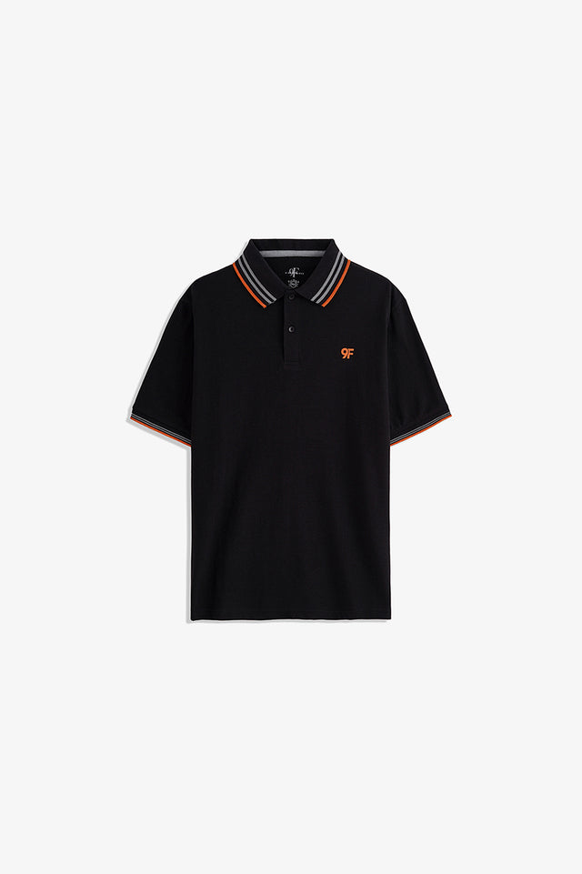 Tipping Collar Embroidered Polo