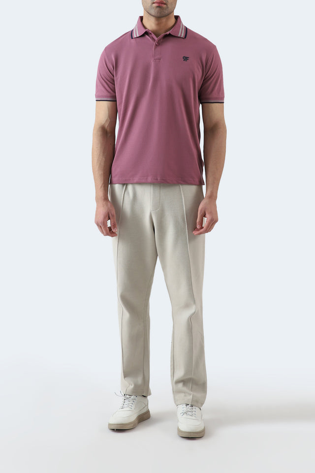 Tipping Collar Embroidered Polo