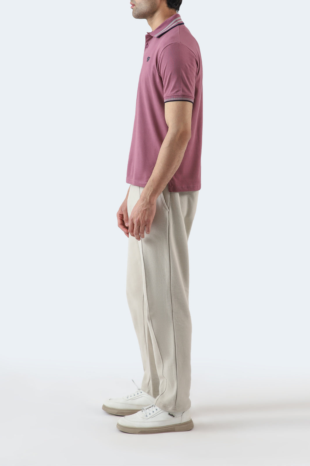 Tipping Collar Embroidered Polo