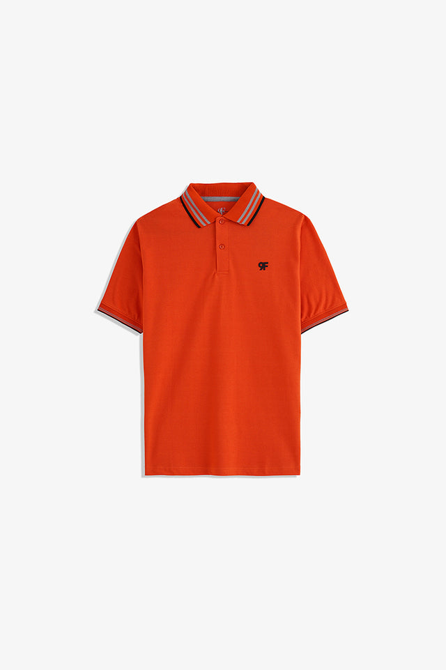 Tipping Collar Embroidered Polo