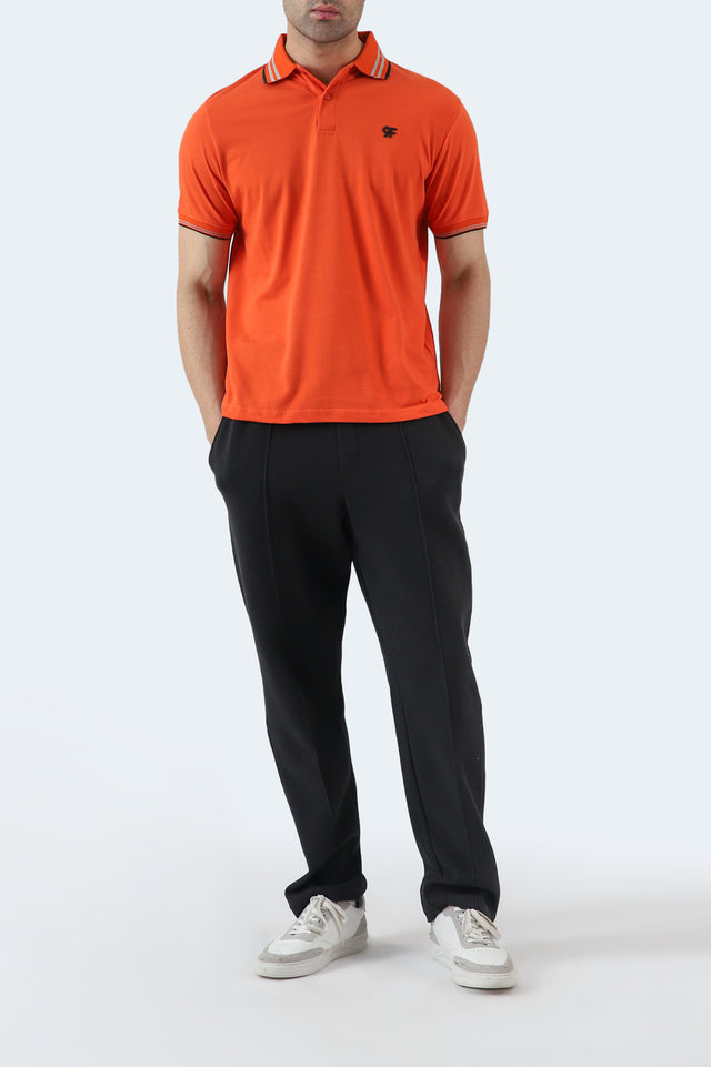 Tipping Collar Embroidered Polo