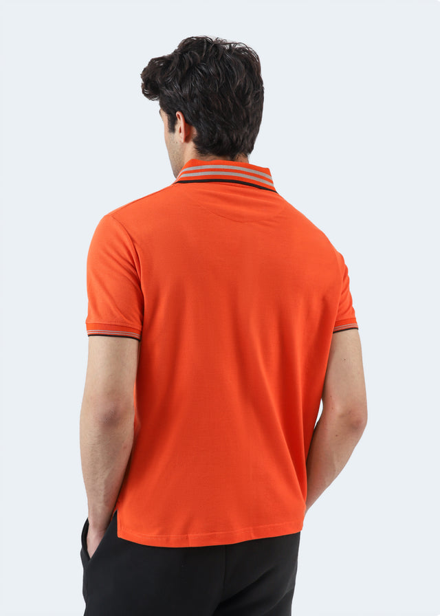 Tipping Collar Embroidered Polo