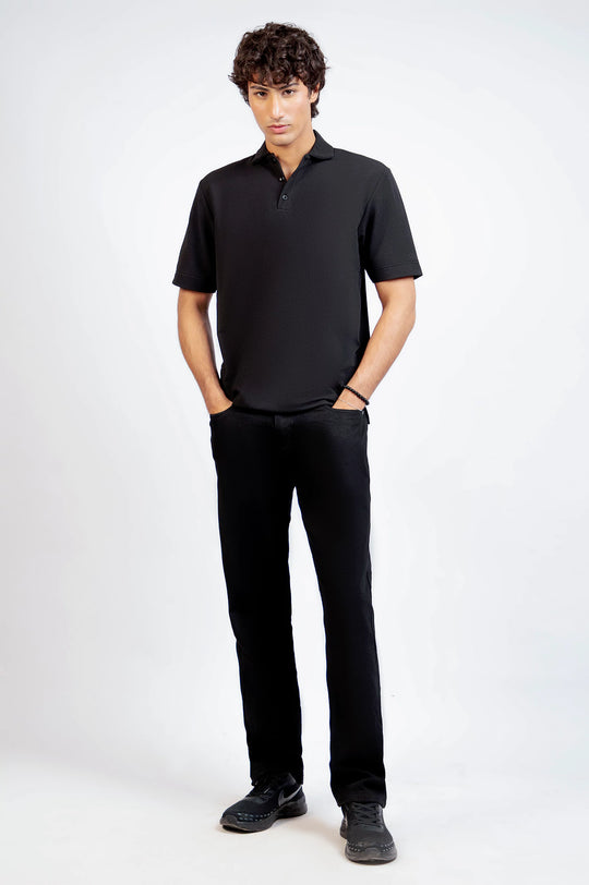 Basic Textured Polo