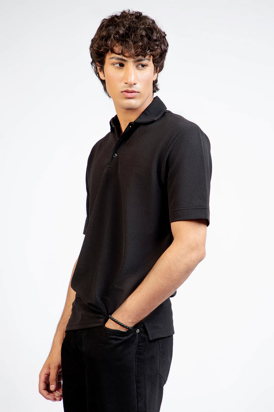 Basic Textured Polo