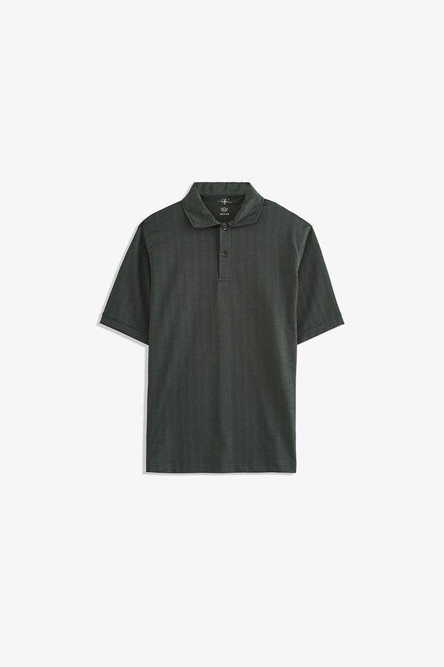 Textured Basic Polo