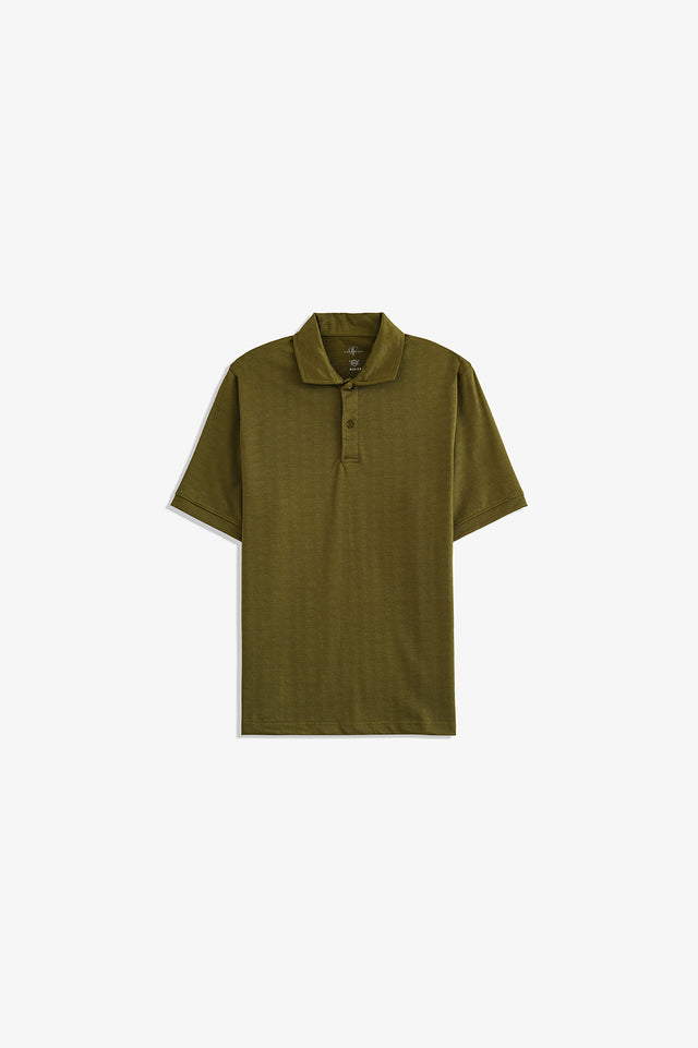 Textured Basic Polo