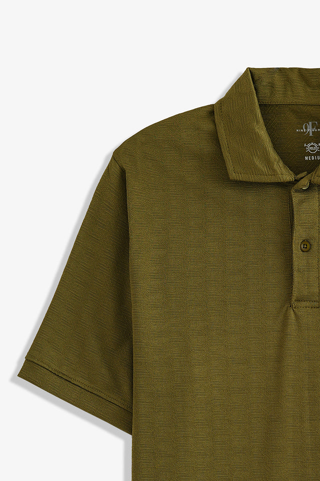 Textured Basic Polo
