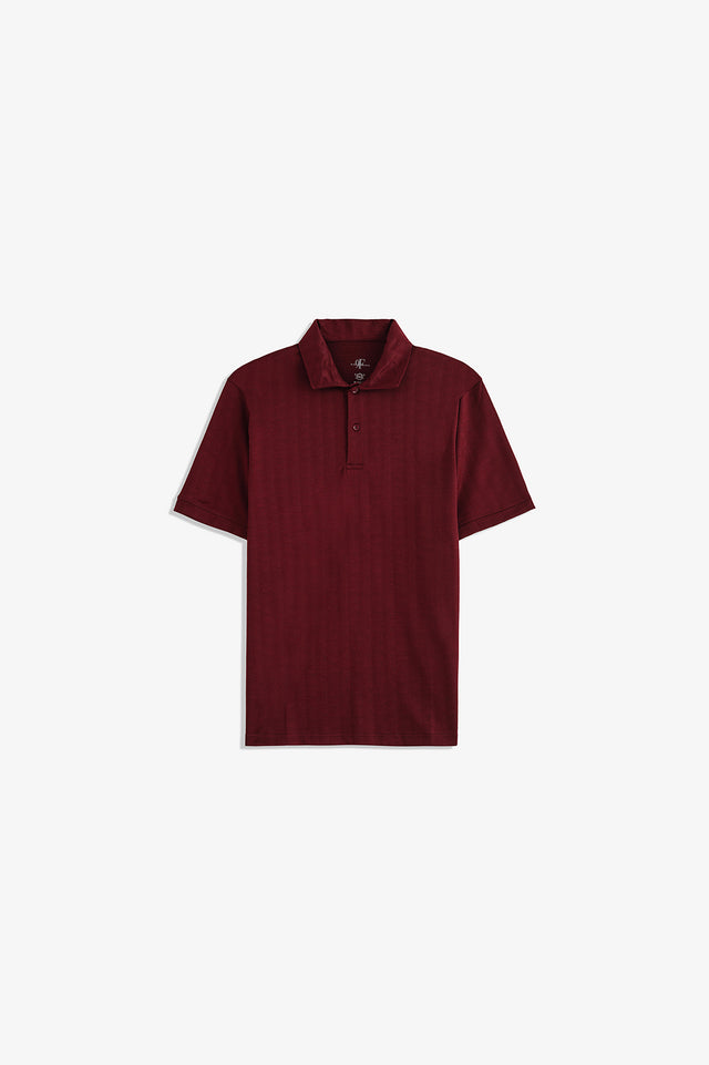 Textured Basic Polo