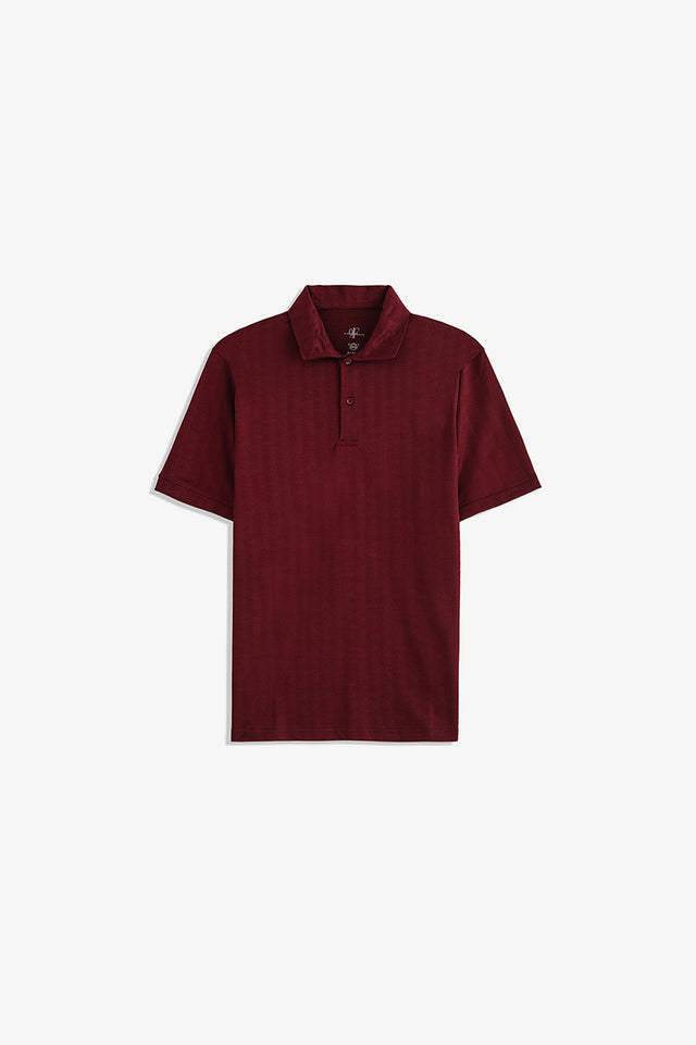 Textured Basic Polo