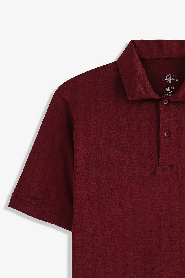 Textured Basic Polo
