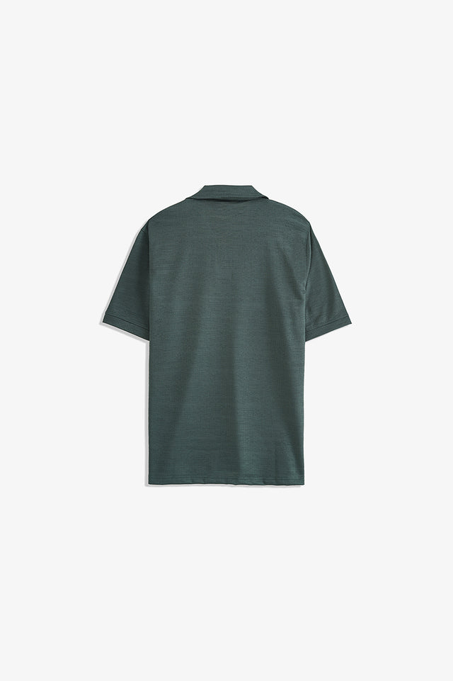 Johnny Collar Textured Polo
