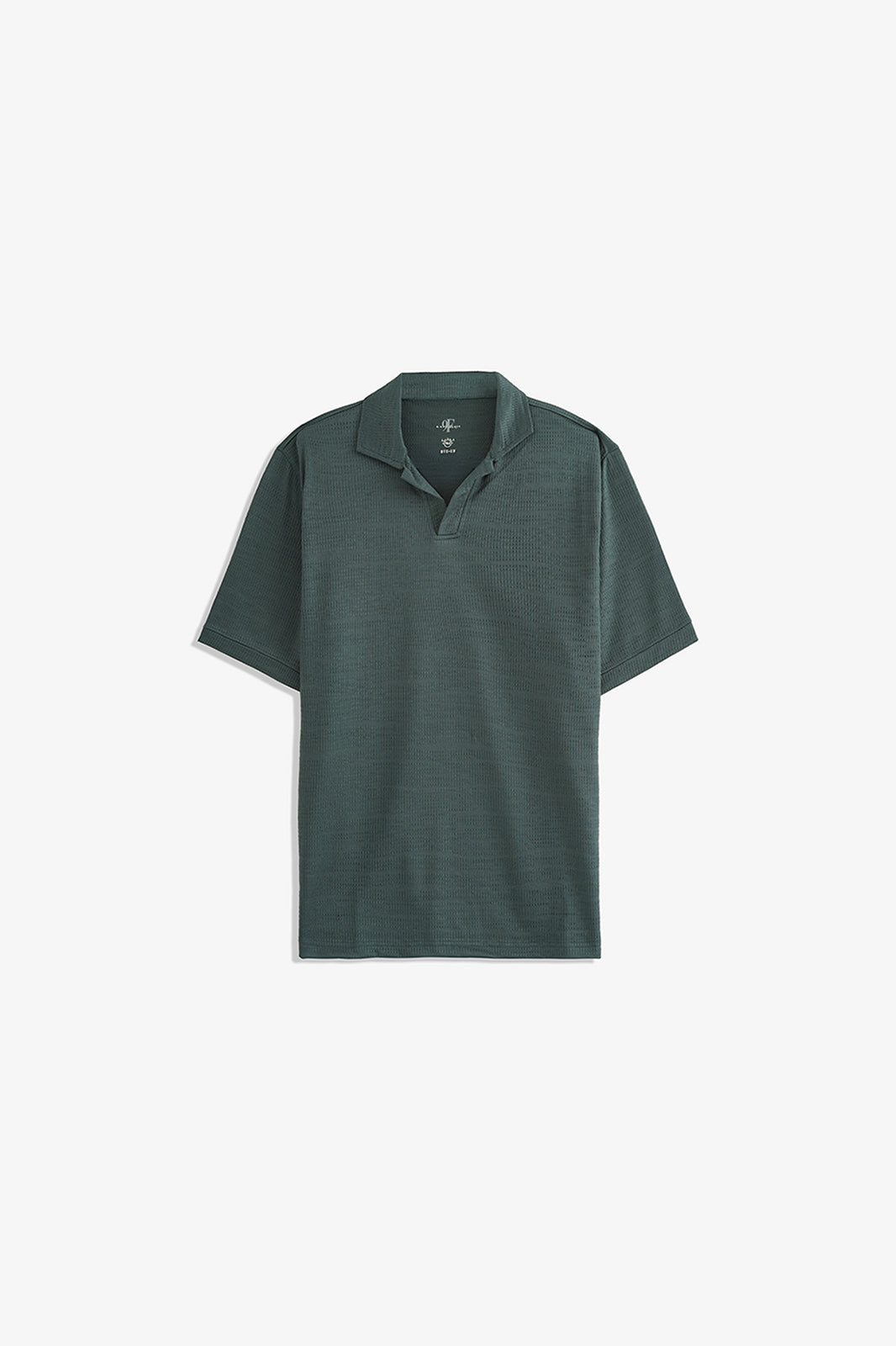 Johnny Collar Textured Polo