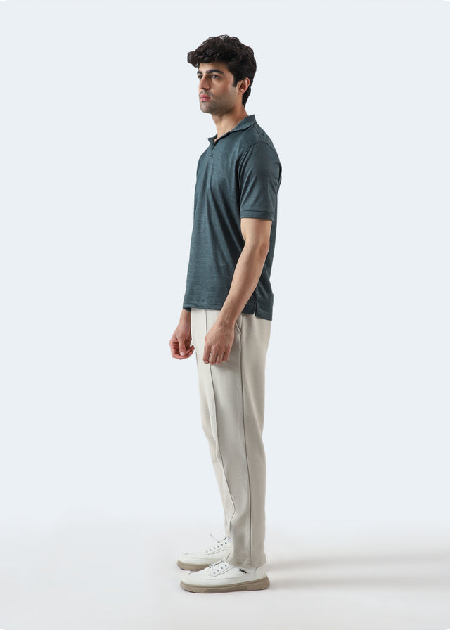 Johnny Collar Textured Polo