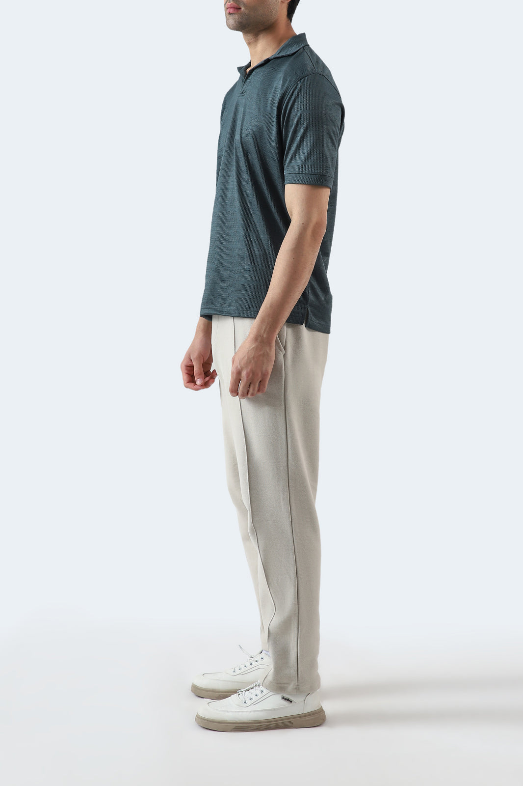 Johnny Collar Textured Polo