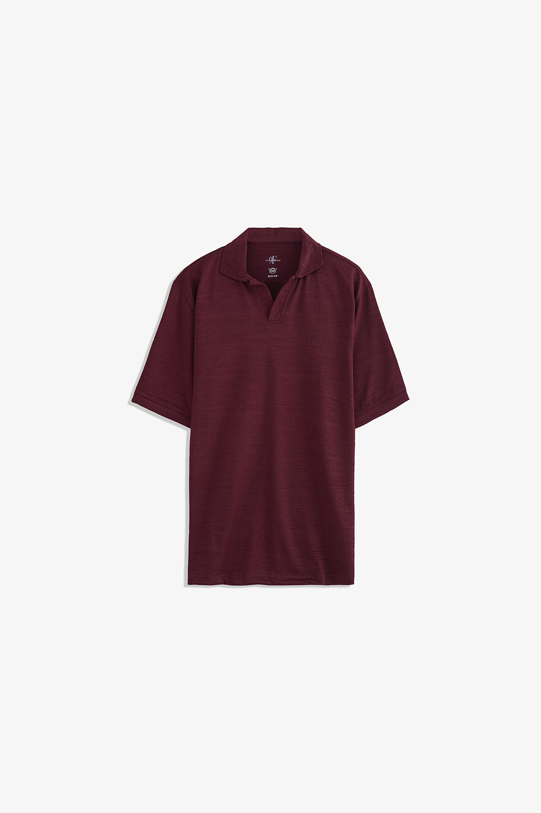 Johnny Collar Textured Polo