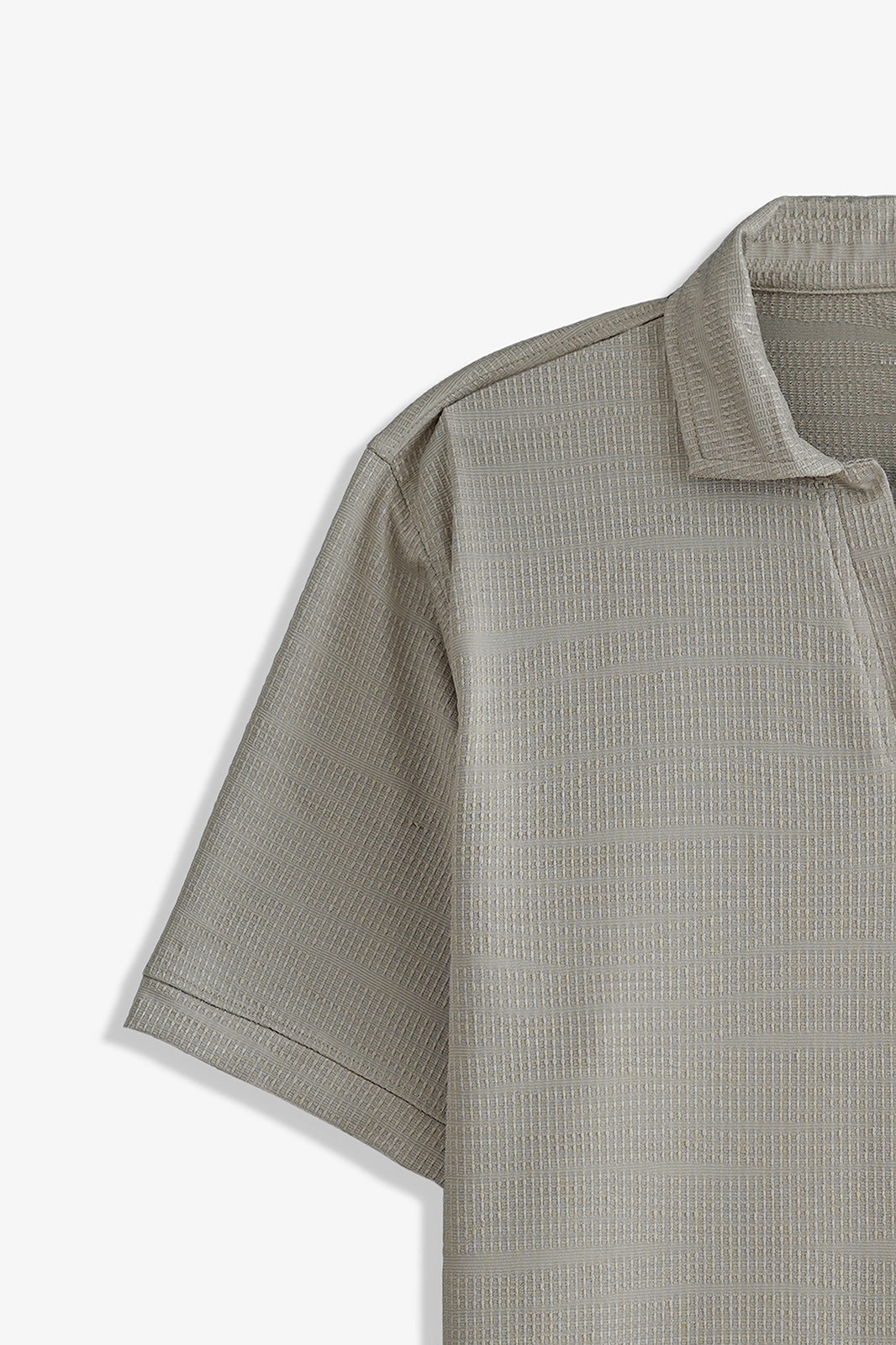 Johnny Collar Textured Polo