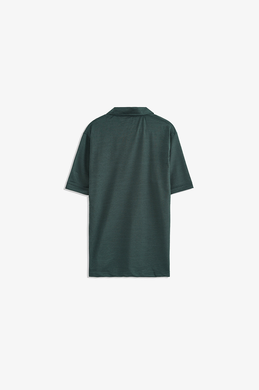 Double Placket Textured Polo