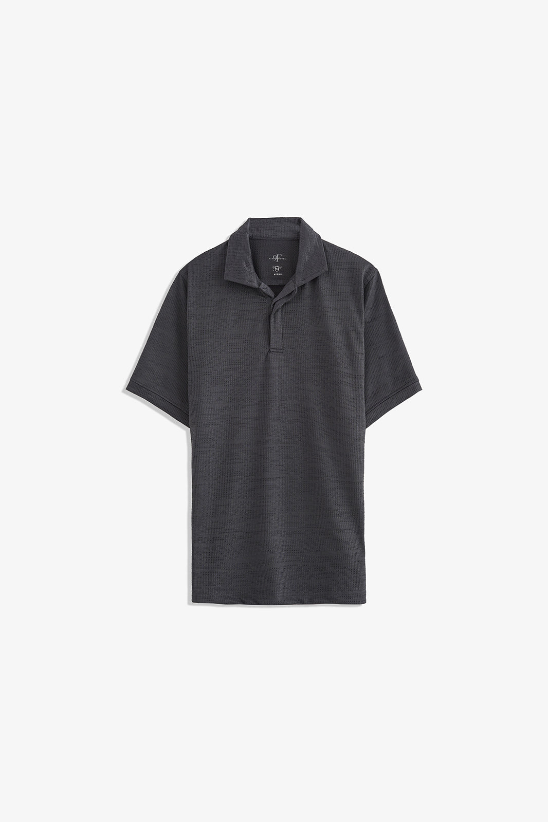Double Placket Textured Polo