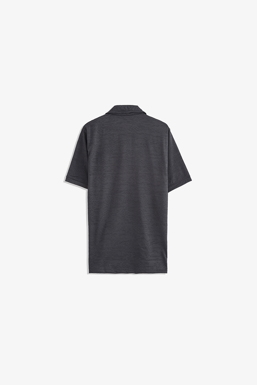 Double Placket Textured Polo