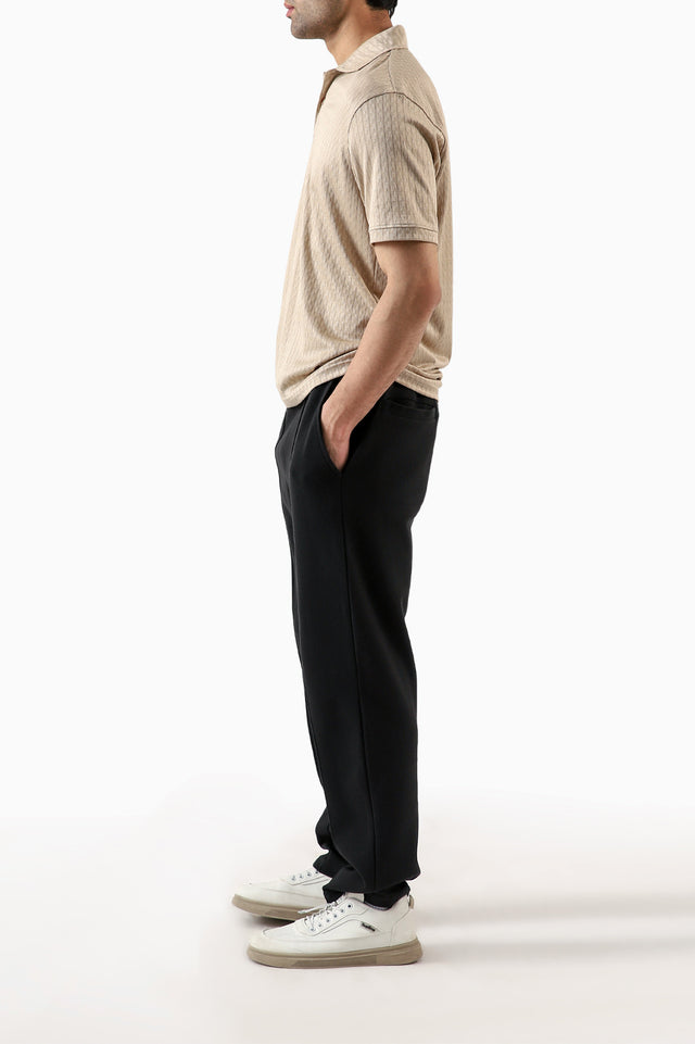 Textured Basic Polo