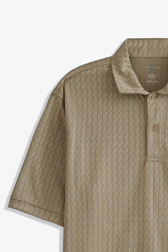 Textured Basic Polo