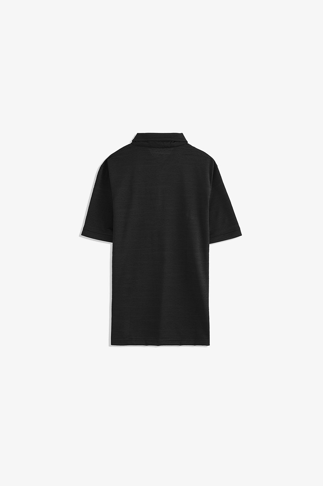 Double Placket Textured Polo