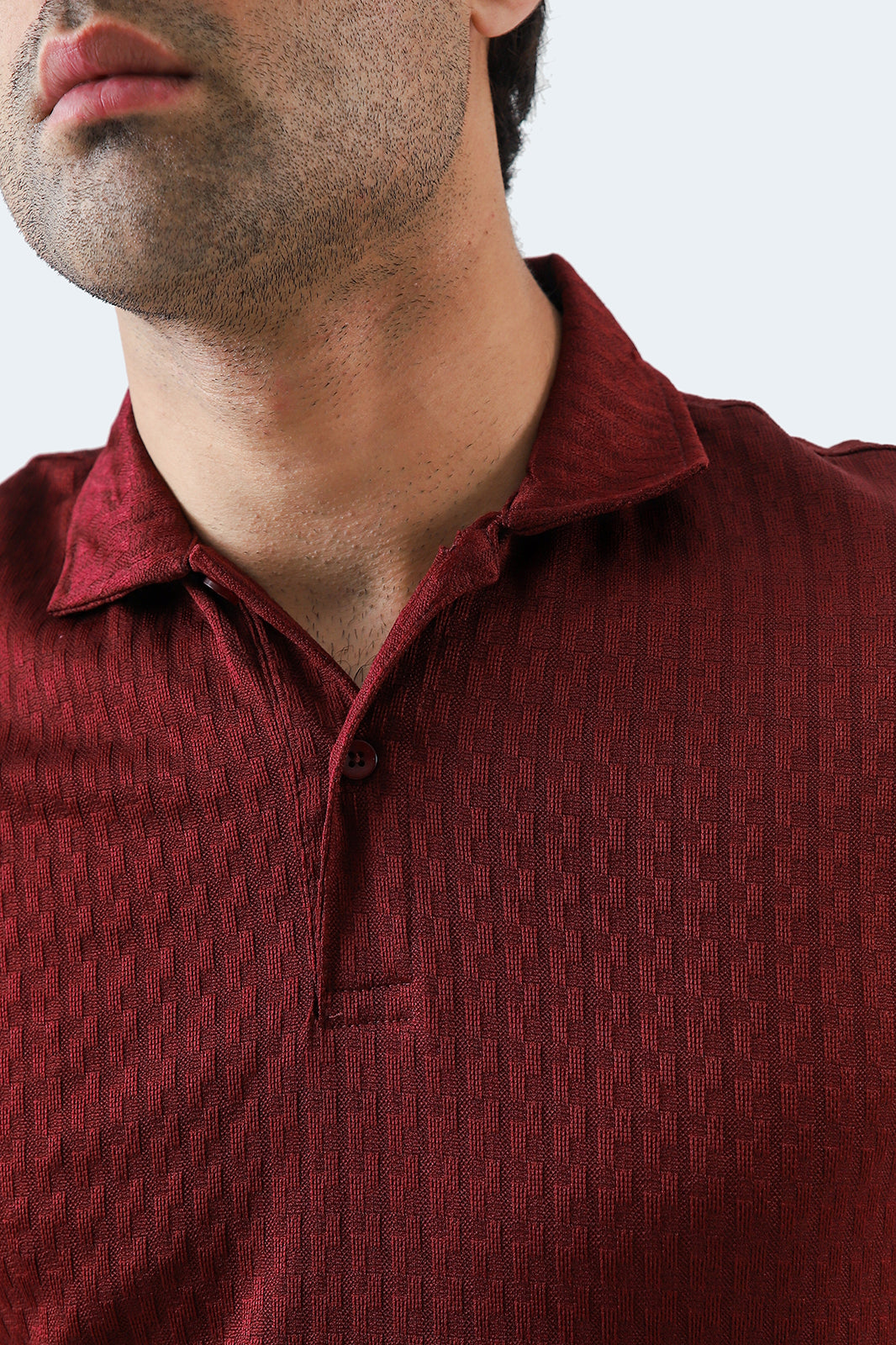 Textured Basic Polo