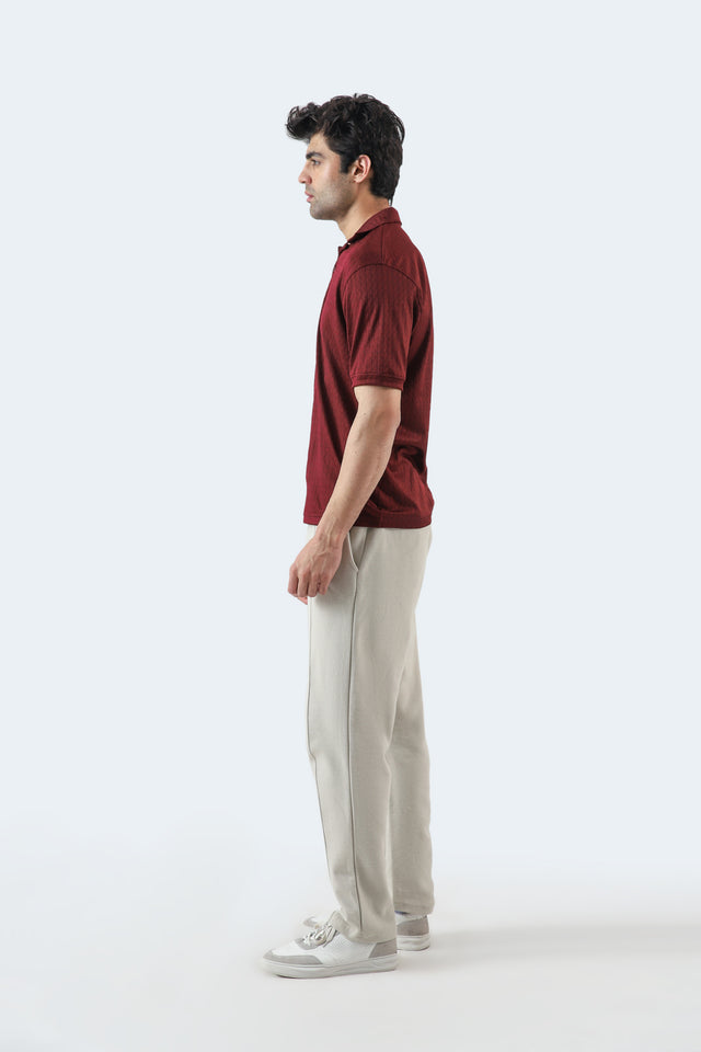 Textured Basic Polo