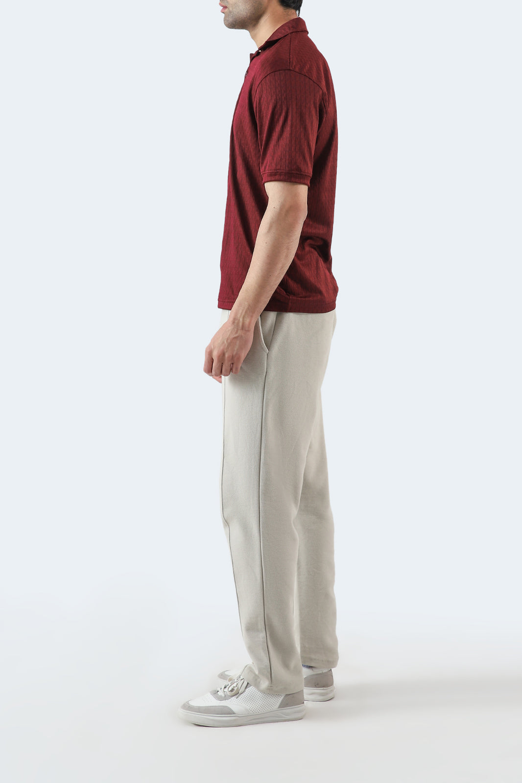 Textured Basic Polo