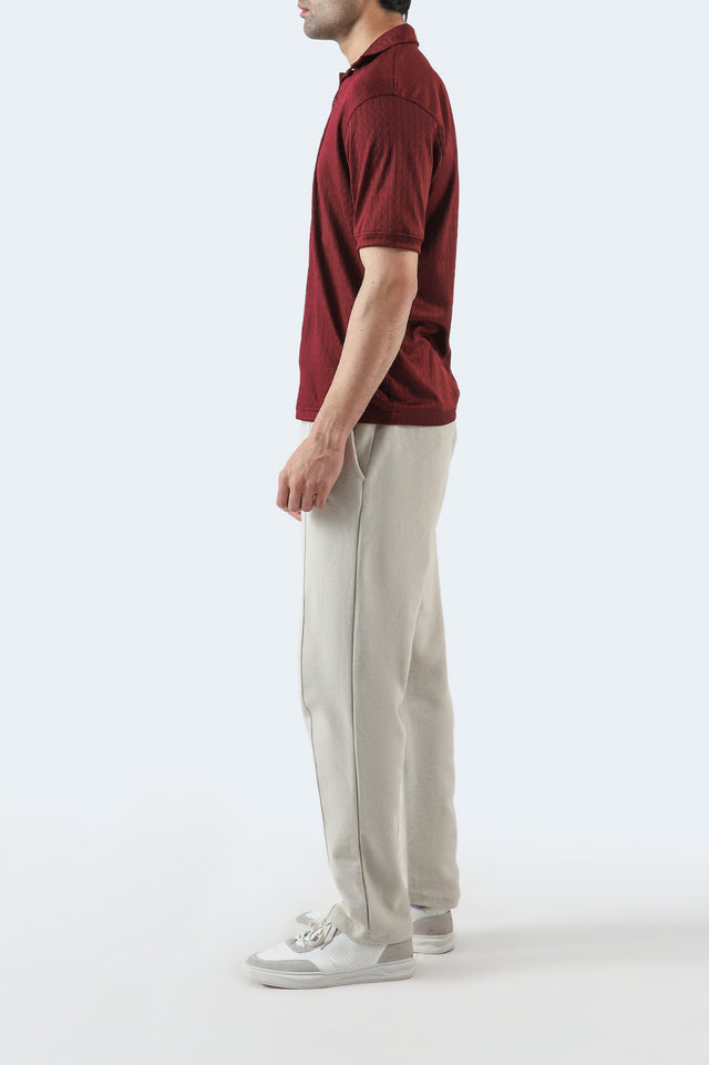 Textured Basic Polo