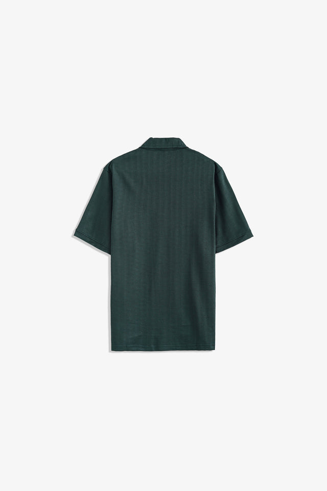 Zipper Textured Polo
