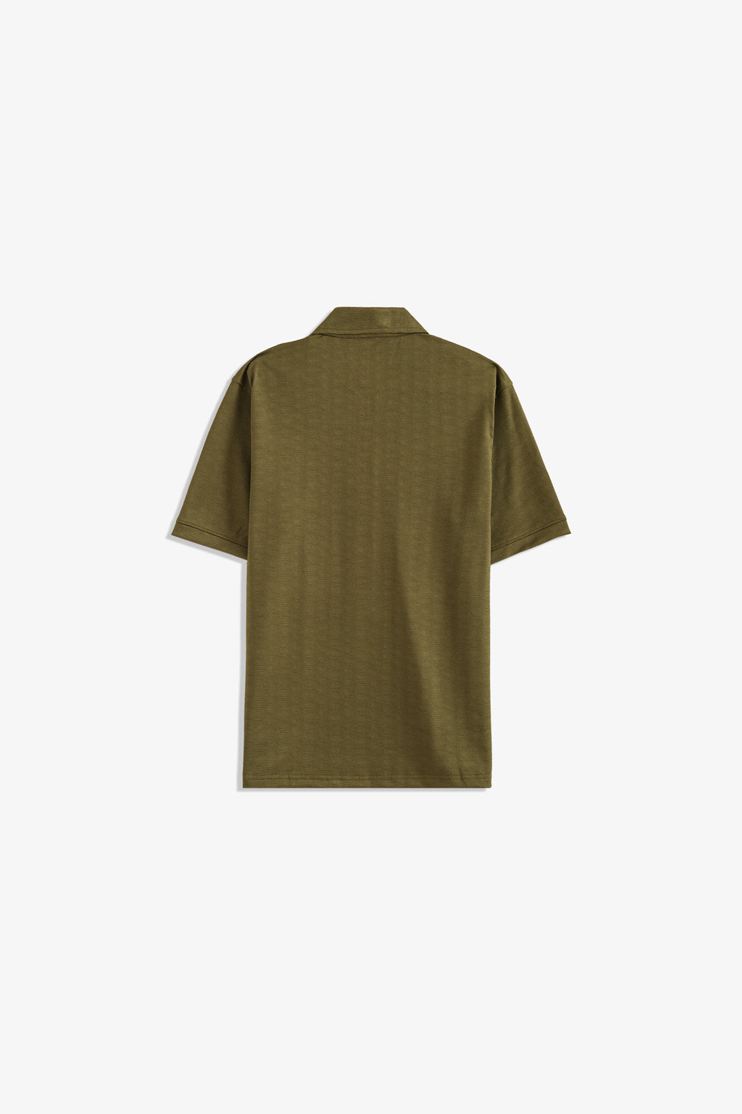 Zipper Textured Polo