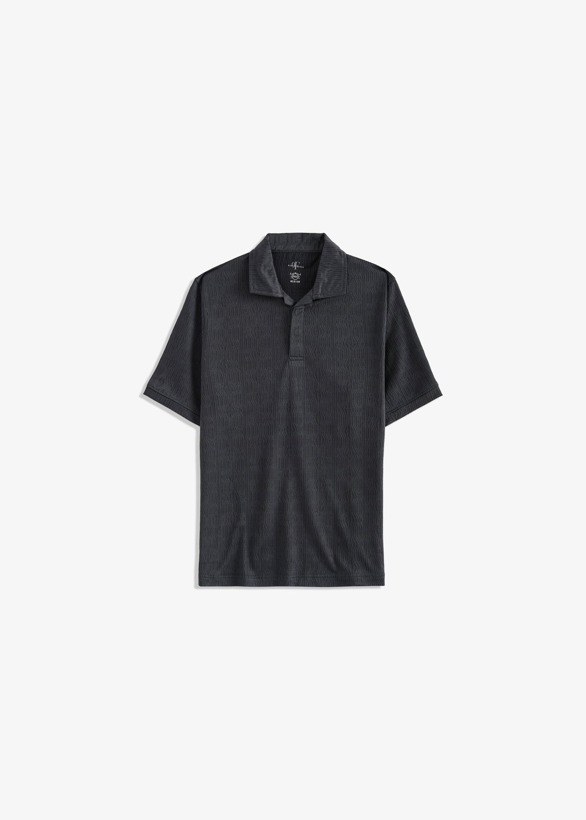 Double Placket Textured Polo