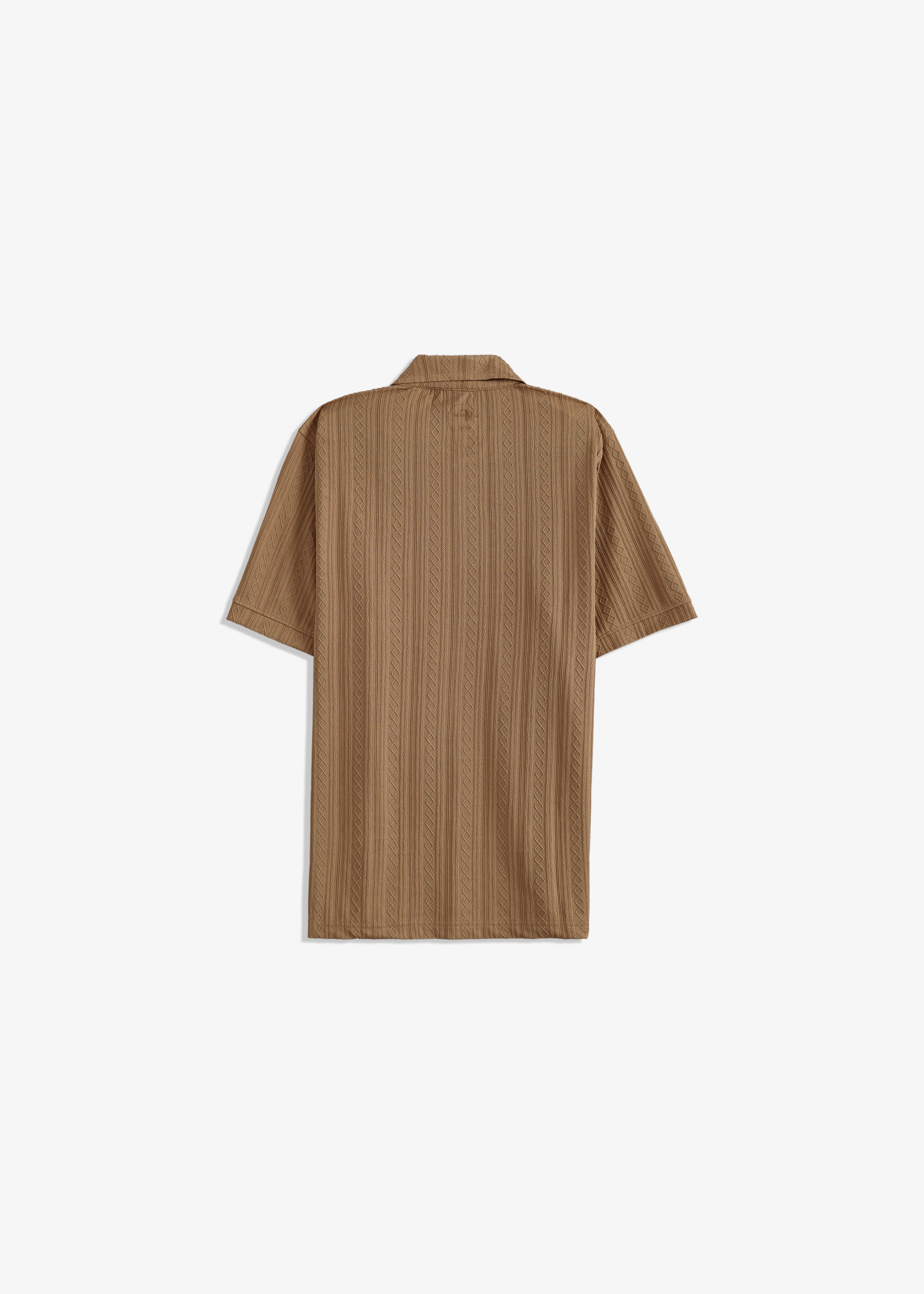 Zipper Textured Polo