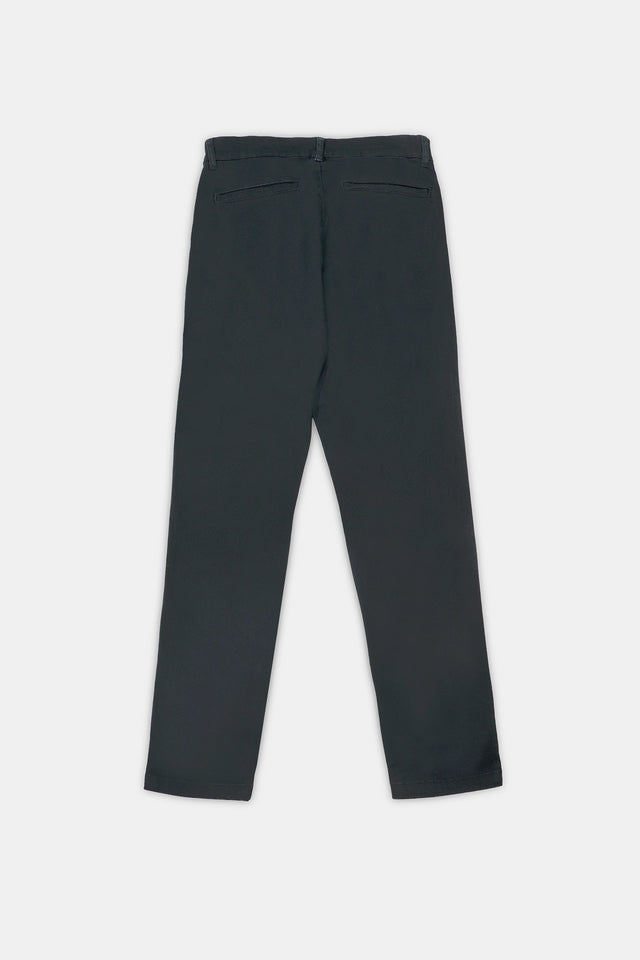 Printed Dark Blue Chinos - 9figure