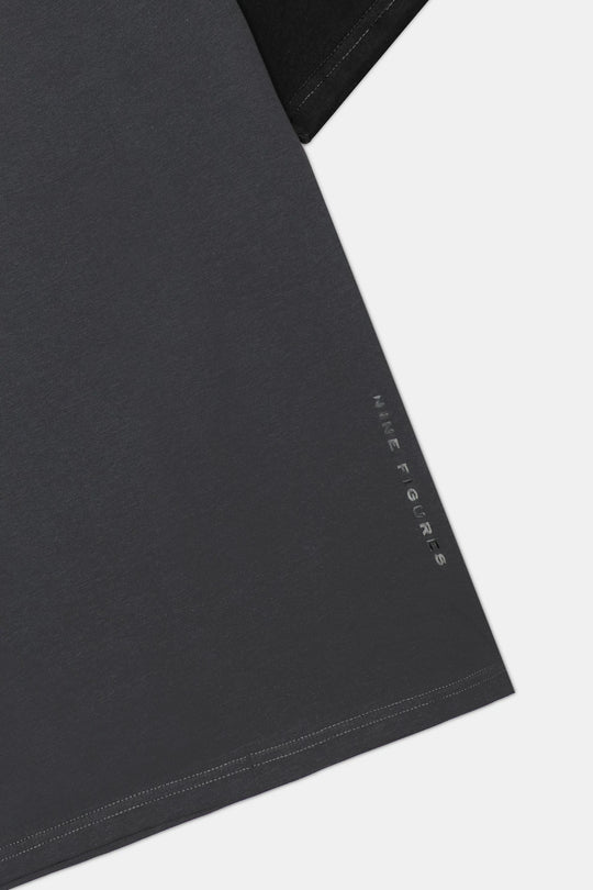 Printed Reglan Sleeve T-Shirt