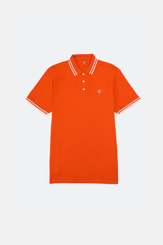 Jacquard Collar Polo Shirt - 9figure