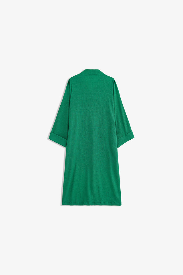 Seersucker Long Shirt