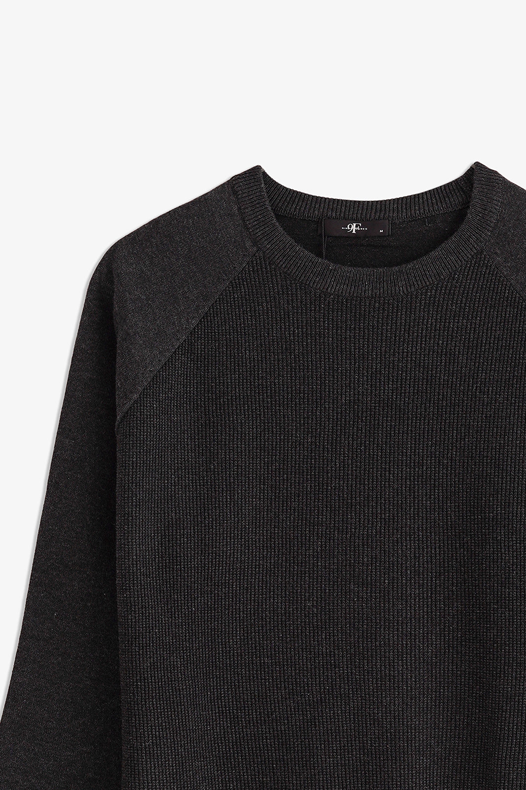 Raglan Sleeve Textured Sweater