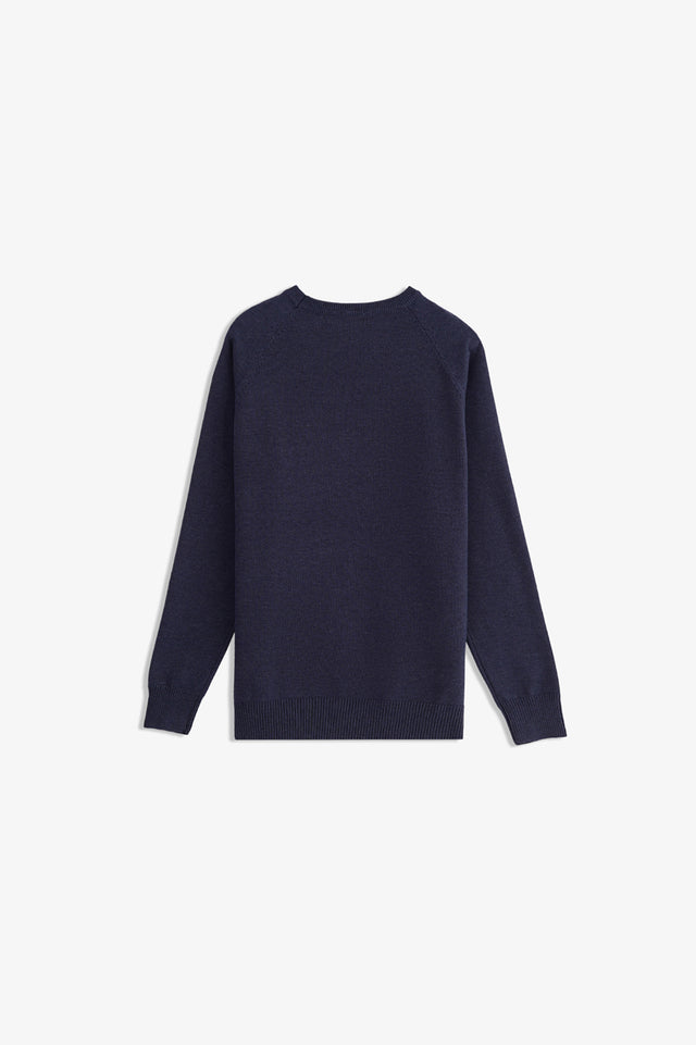 Raglan Sleeve Textured Sweater