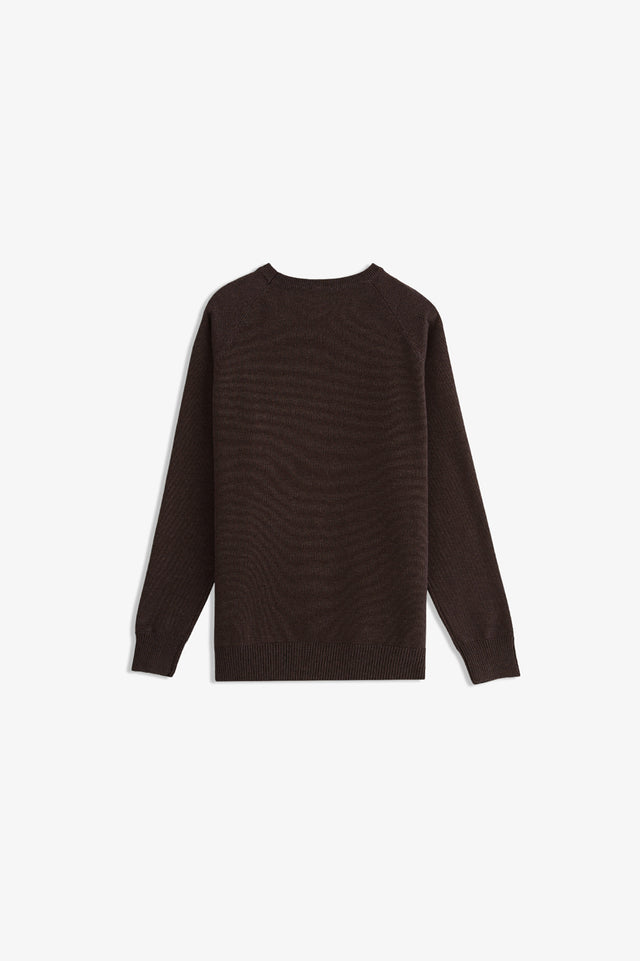 Raglan Sleeve Textured Sweater