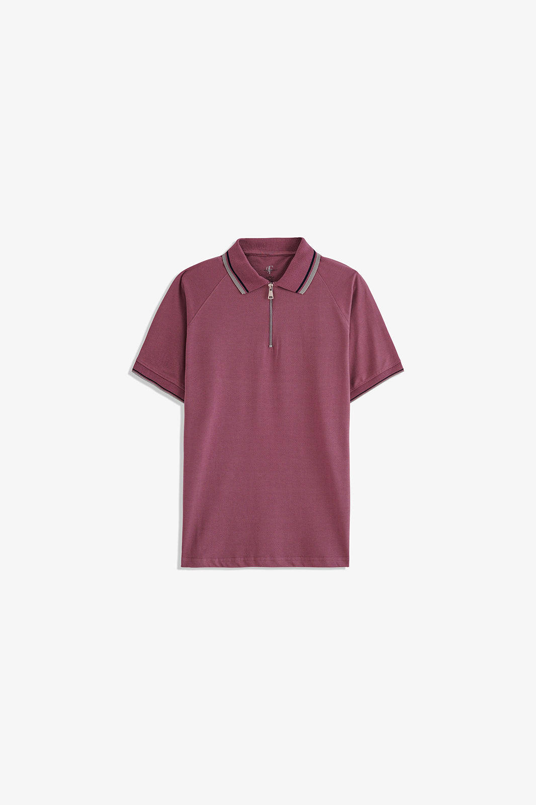 Tipping Collar Zipper Polo