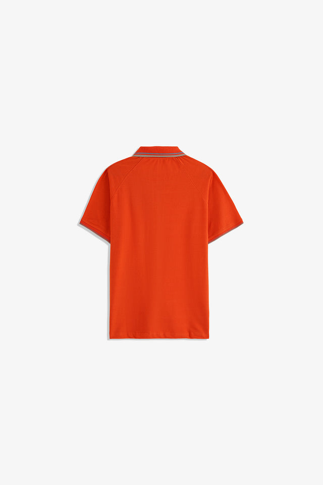 Tipping Collar Zipper Polo