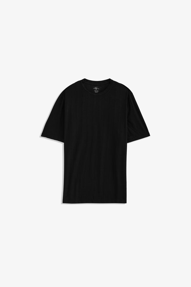 Crew Neck Textured T-Shirt