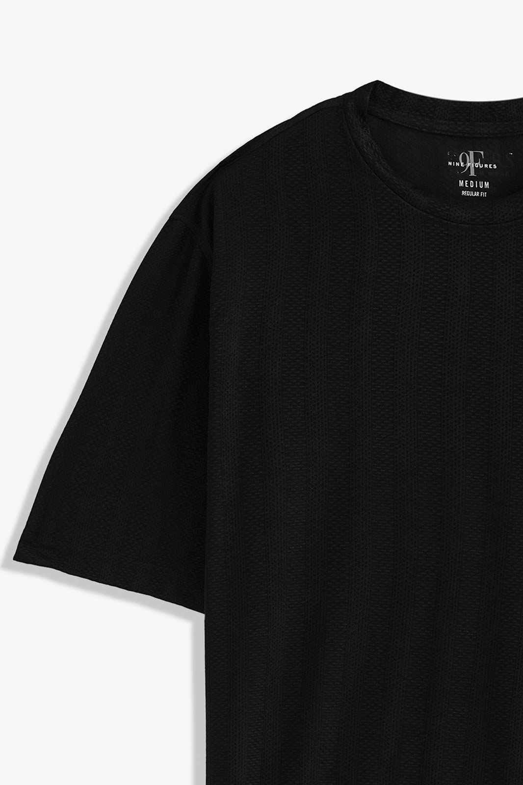 Crew Neck Textured T-Shirt