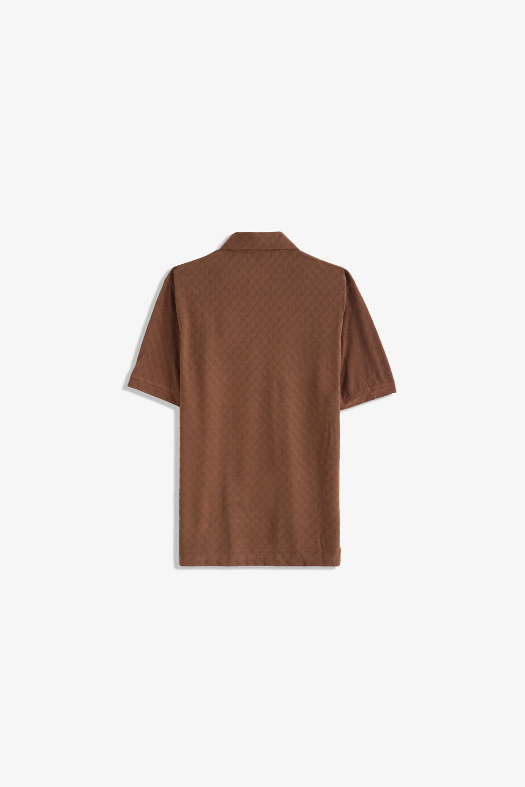 Zipper Textured Polo