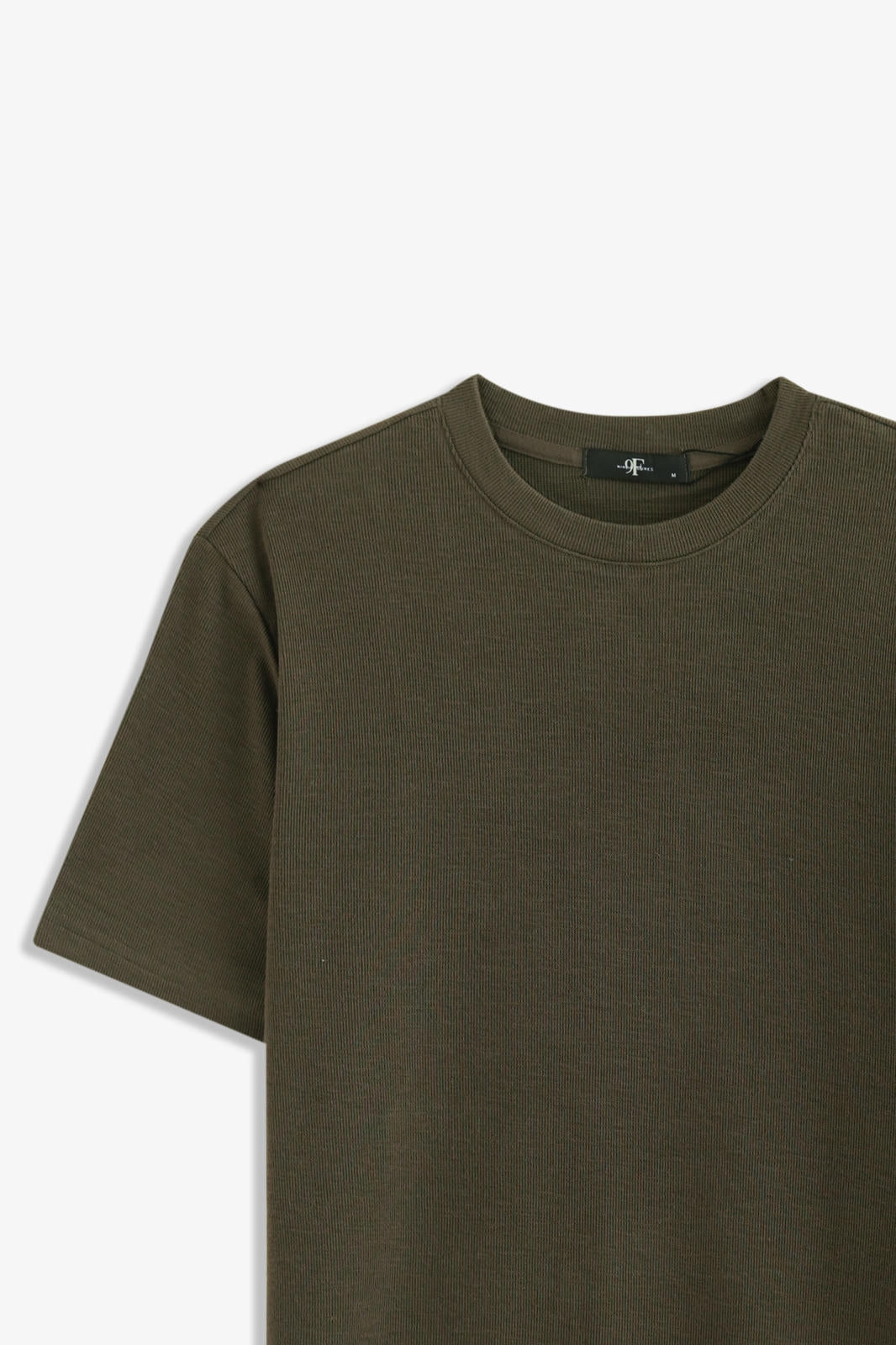 Crew Neck Textured T-Shirt